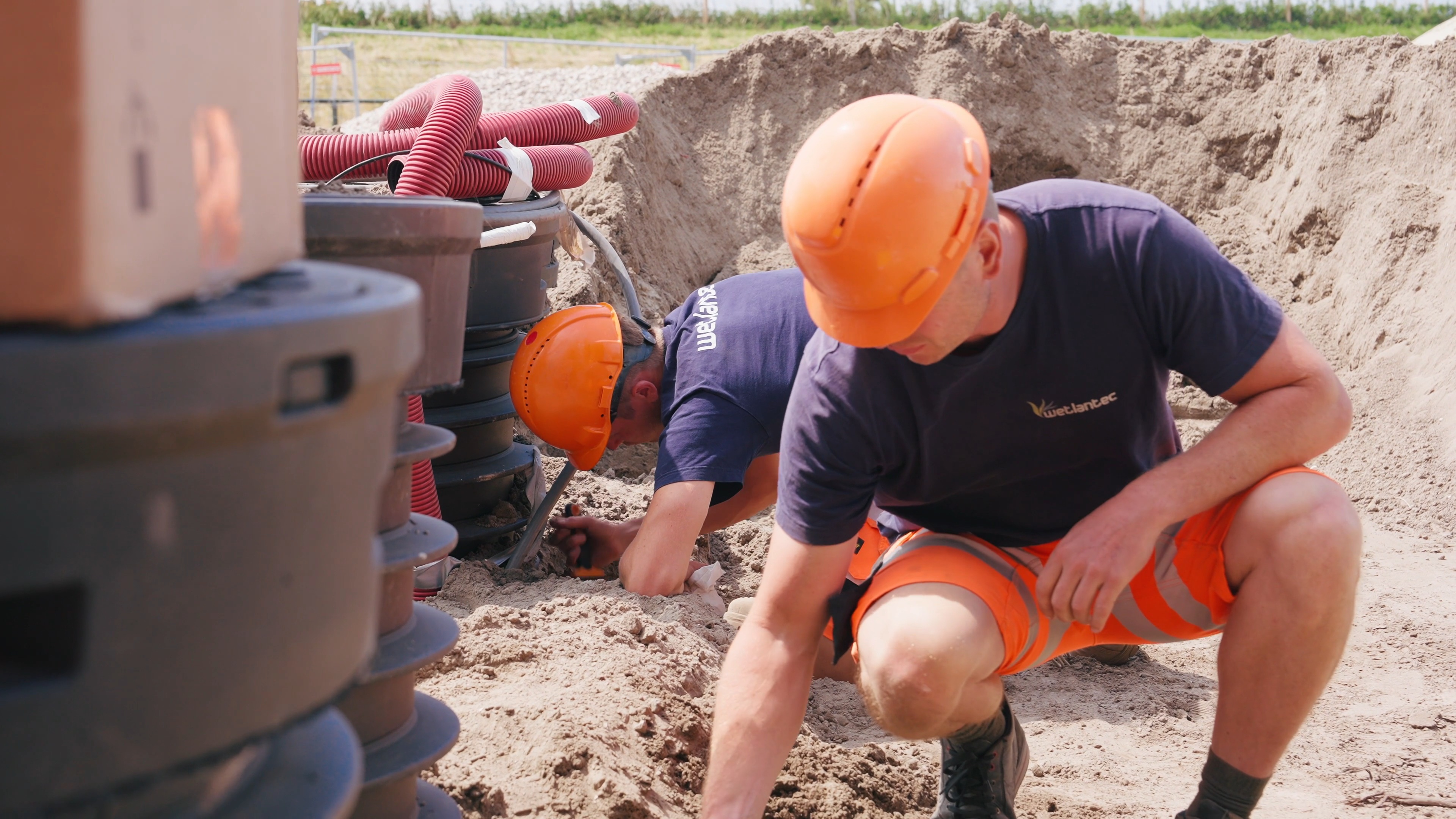 Waterfilterinstallatie van Wetlantec voor het project van PWN in Andijk