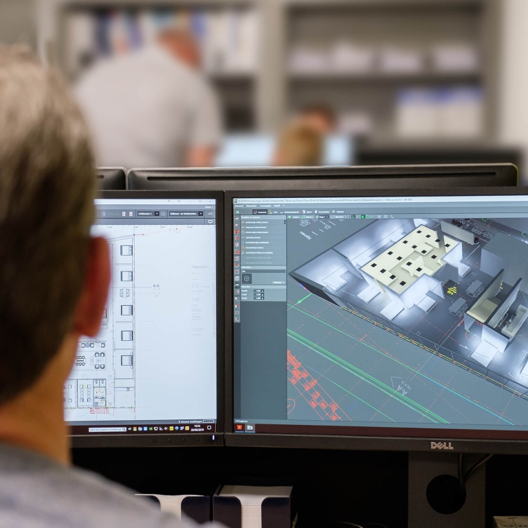 LED verlichting met hoog montage gemak