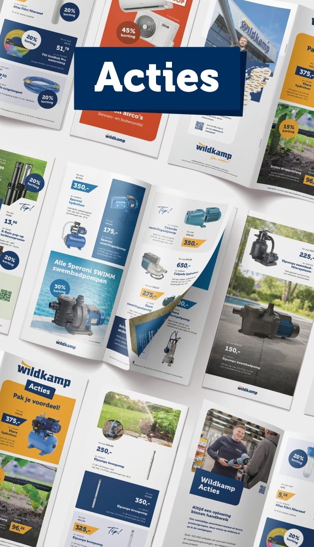 Nieuwe acties bij Wildkamp!