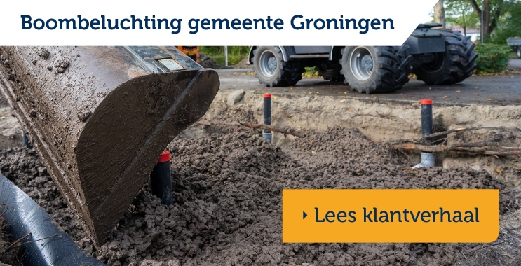 Projecten boombeluchting in Groningen