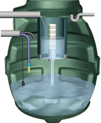 kunststof pe-tank type Rocco® als regenwatertank