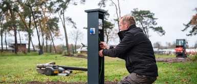 Besparen met servicezuilen | Camping de Molenhof